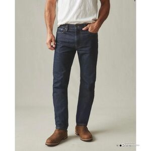 American Giant Men’s Dakota Straight Pant Blue Jeans Size 30 NWOT